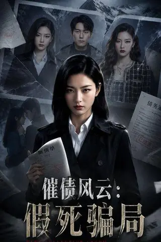 《催债风云：假死骗局（34集）Ai短剧（百度网盘）》短剧封面