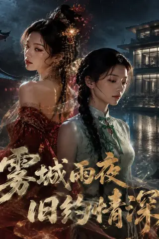 《雾城雨夜旧约情深（61集）AI短剧（夸克网盘）》短剧封面