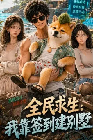 《全民求生：我靠签到建别墅（122集）（百度网盘）》短剧封面