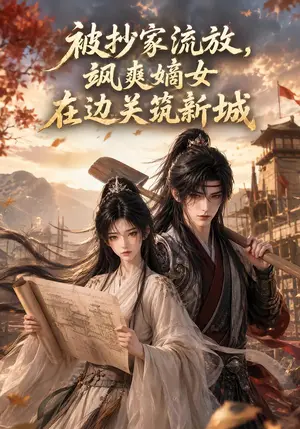 《被抄家流放，飒爽嫡女在边关筑新城（124集）（夸克网盘）》短剧封面