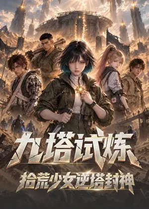《九塔试炼：拾荒少女逆塔封神（80集）（夸克网盘）》短剧封面