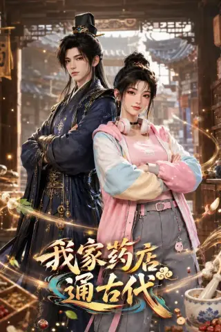 《我家药店通古代（42集）（夸克网盘）》短剧封面