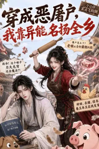 《穿成恶屠户，我靠异能名扬全乡（70集）（夸克网盘）》短剧封面