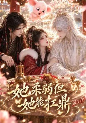 《她柔弱但她能扛鼎第三季（更至31集）（夸克网盘）》短剧封面