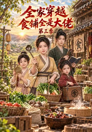 《全家穿越食铺全是大佬第三季（146集）（夸克网盘）》短剧封面