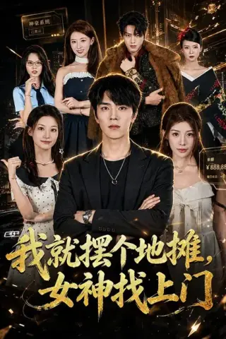 《我就摆个地摊，女神找上门（77集）张林烨＆刘予黎 (2026)》短剧封面