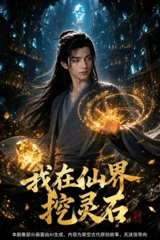 《我在仙界挖灵石（69集）（夸克网盘）》短剧封面