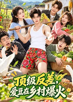 《顶级反差，爱豆在乡村爆火（65集）（夸克网盘）》短剧封面