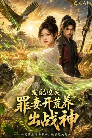 《发配边关，罪妻开荒养出战神真人AI版（60集）（百度网盘）》短剧封面