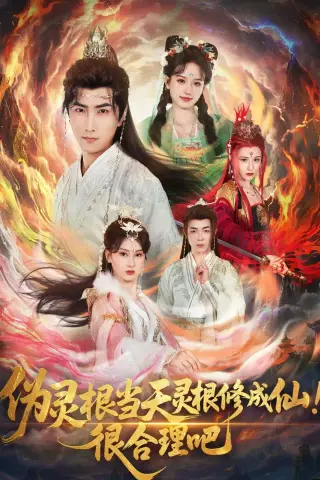 《伪灵根当天灵根修成仙！很合理吧（79集）符骞文＆尹万蕊 (2026)》短剧封面