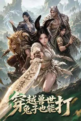 《穿越兽世，兔子也能打（40集）（夸克网盘）》短剧封面