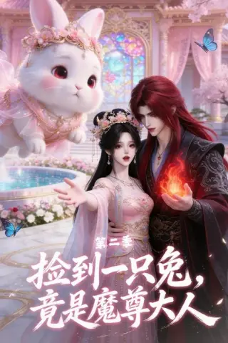 《捡到一只兔，竟是魔尊大人第二季（45集）（百度网盘）》短剧封面