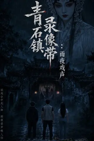 《青石镇录像带：雨夜戏声（40集）（夸克网盘）》短剧封面