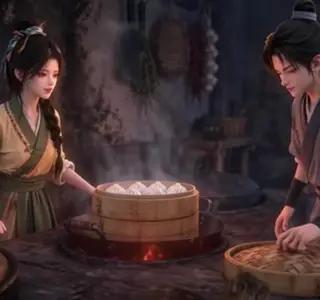 《荒年替嫁猎户，我靠医术旺全家（667集）（夸克网盘）》短剧封面