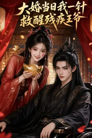 《大婚当日我一针救醒残疾王爷（38集）（夸克网盘）》短剧封面