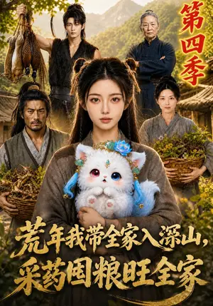 《荒年我带全家入深山，采药囤粮旺全家第四季（154集）（夸克网盘）》短剧封面
