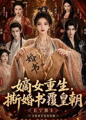 《嫡女重生，撕婚书覆皇朝（96集）AI短剧（夸克网盘）》短剧封面