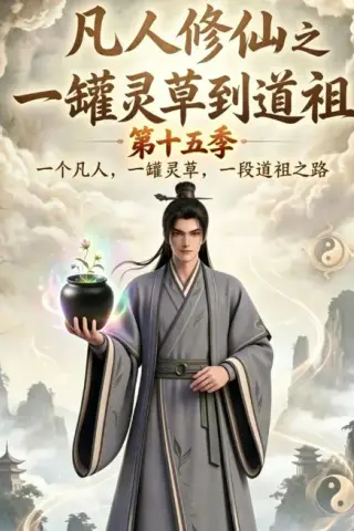 《凡人修仙之一罐灵草到道祖第十五季（100集）（夸克网盘）》短剧封面