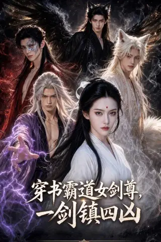 《穿书霸道女剑尊，一剑镇四凶（86集）（夸克网盘）》短剧封面