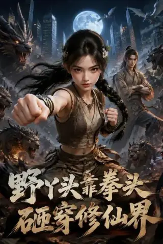《野丫头靠拳头砸穿修仙界（55集）（夸克网盘）》短剧封面