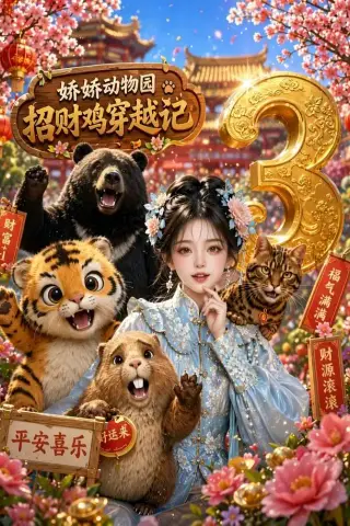 《娇娇动物园，招财鸡穿越记第三季（122集）（夸克网盘）》短剧封面