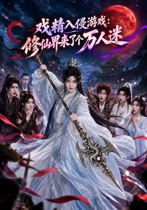 《戏精入侵游戏：修仙界来了个万人迷（139集）（夸克网盘）》短剧封面