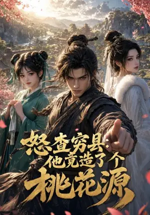 《怒查穷县：他竟造了个桃花源（53集）（夸克网盘）》短剧封面