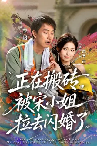 《正在搬砖，被宋小姐拉去闪婚了（80集）潘翀＆林嘉慧（百度网盘）》短剧封面