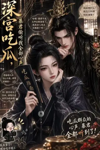 《深宫吃瓜，暴君偷听我全部心声（50集）（百度网盘）》短剧封面