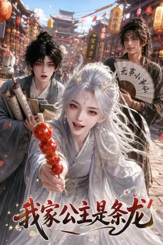 《我家公主是条龙（77集）（夸克网盘）》短剧封面