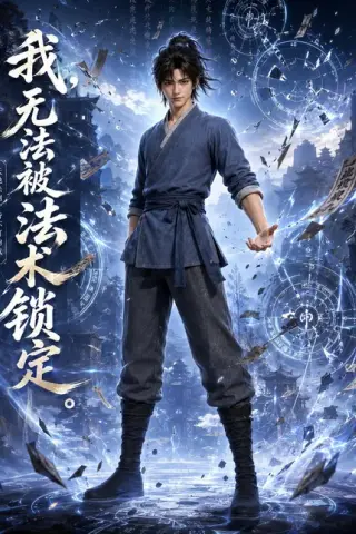 《我，无法被法术锁定（47集）（百度网盘）》短剧封面