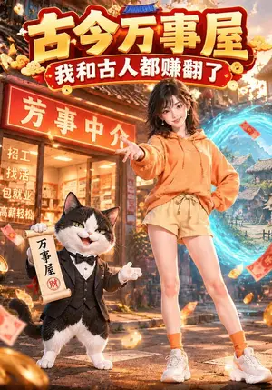 《古今万事屋：我和古人都赚翻了（152集）（夸克网盘）》短剧封面