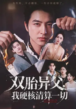 《双胎异父，我硬核清算一切（62集）万晓晓&吴昊（夸克网盘）》短剧封面