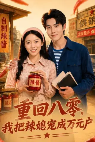《重回八零，我把辣媳宠成万元户（40集）王萌洋＆予欢（夸克网盘）》短剧封面
