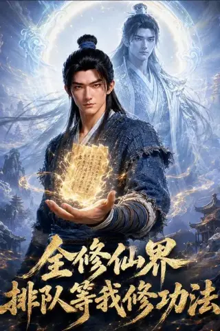 《全修仙界排队等我修功法（65集）AI短剧（百度网盘）》短剧封面