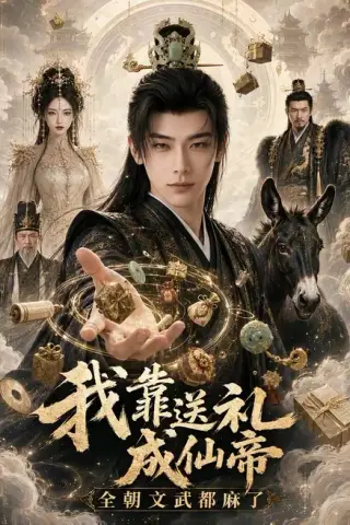 《我靠送礼成仙帝，全朝文武都麻了（71集）（夸克网盘）》短剧封面