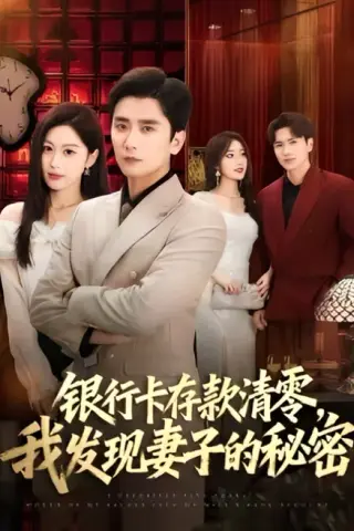 《银行卡存款清零，我发现妻子的秘密（60集）梅洋＆铭汐＆晓杨（百度网盘）》短剧封面