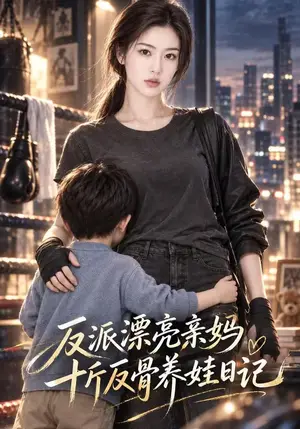 《反派漂亮亲妈十斤反骨养娃日记（105集）（夸克网盘）》短剧封面