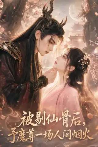 《被剔仙骨后，予魔尊一场人间烟火（74集）（夸克网盘）》短剧封面