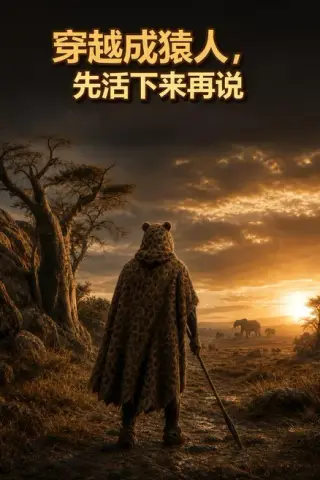《穿越成猿人，先活下来再说（30集）（夸克网盘）》短剧封面