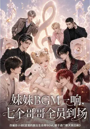 《妹妹BGM一响，七个哥哥全员到场（50集）（夸克网盘）》短剧封面