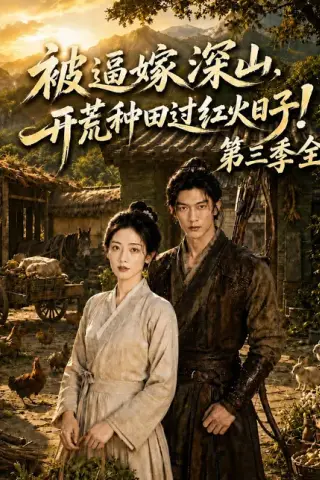 《被逼嫁深山，开荒种田过红火日子！第三季全（52集）（百度网盘）》短剧封面