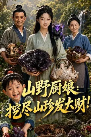 《山野厨娘：挖尽山珍发大财！（101集）（百度网盘）》短剧封面