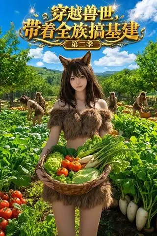 《穿越兽世，带着全族搞基建第二季（202集）（百度网盘）》短剧封面