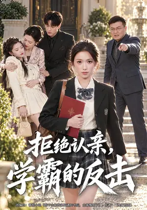 《拒绝认亲，学霸的反击（40集）张倩影&金浩男（夸克网盘）》短剧封面