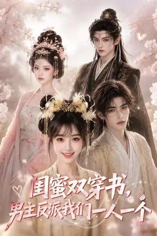 《闺蜜双穿书，男主反派我们一人一个（35集）（夸克网盘）》短剧封面