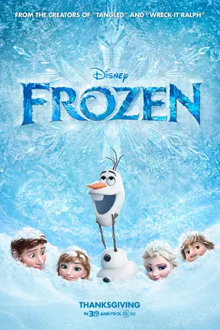 《冰雪奇缘》电影封面