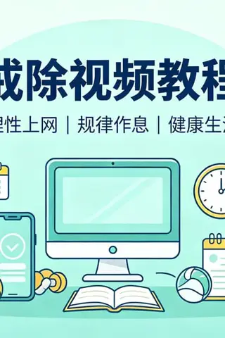 网瘾戒除视频教程大全，青少年沉迷网络管理技巧封面