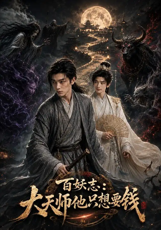 《百妖志：大天师他只想要钱（81集）（夸克网盘）》短剧封面