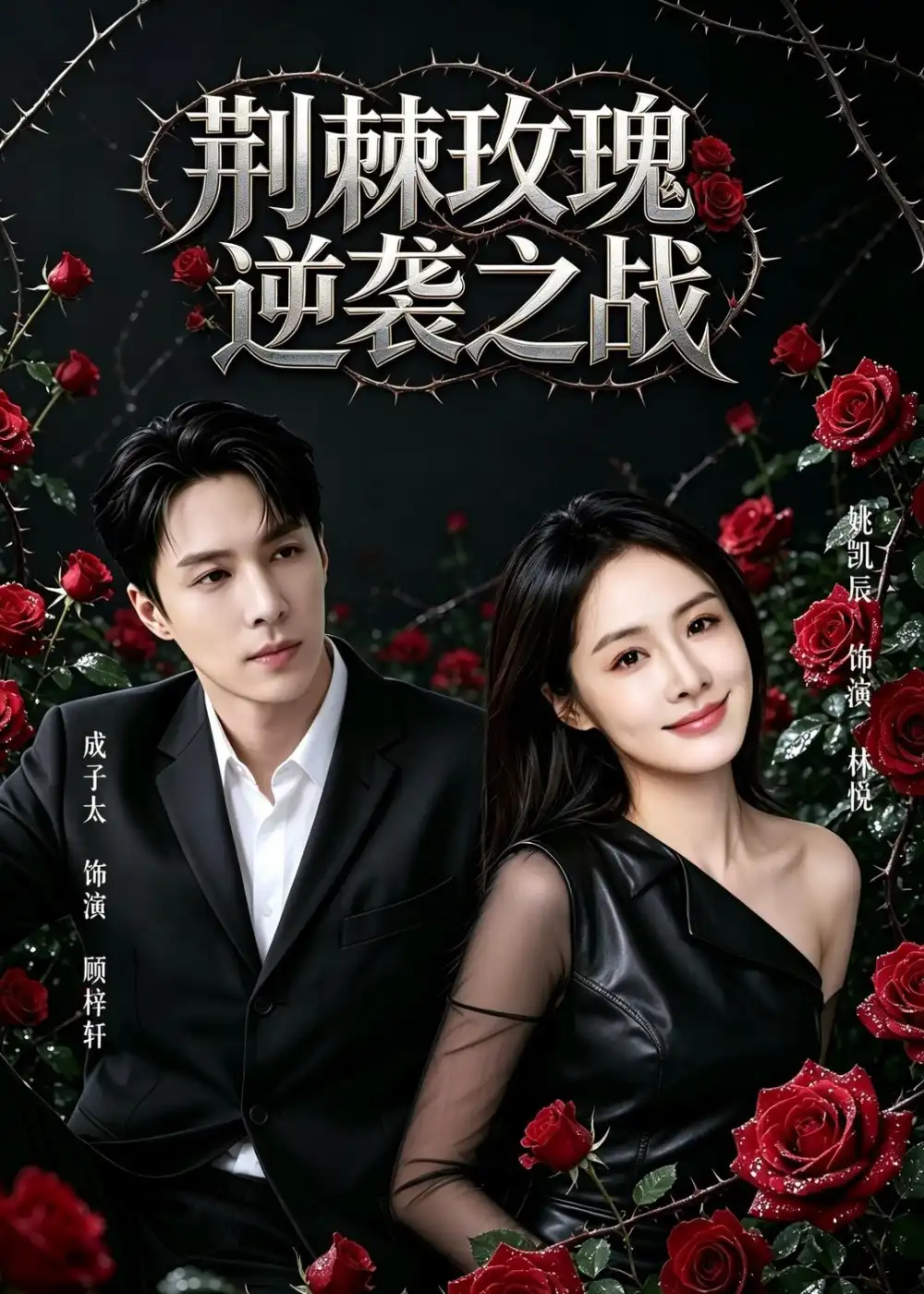 《荆棘玫瑰逆袭之战（86集）姚凯辰＆成子太（夸克网盘）》短剧封面
